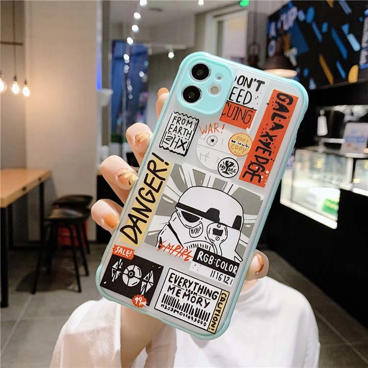 Custom Design Phone Case TPU PC Semi-Transparent Case for iPhone 11 PRO