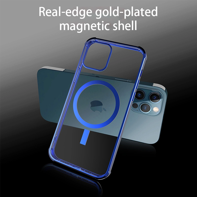 Magnetic Cell Phone Case Silicon for Xiaomi for Huawei for iPhone 8/P/X/12 Unique Water Proof Phone Case Logo