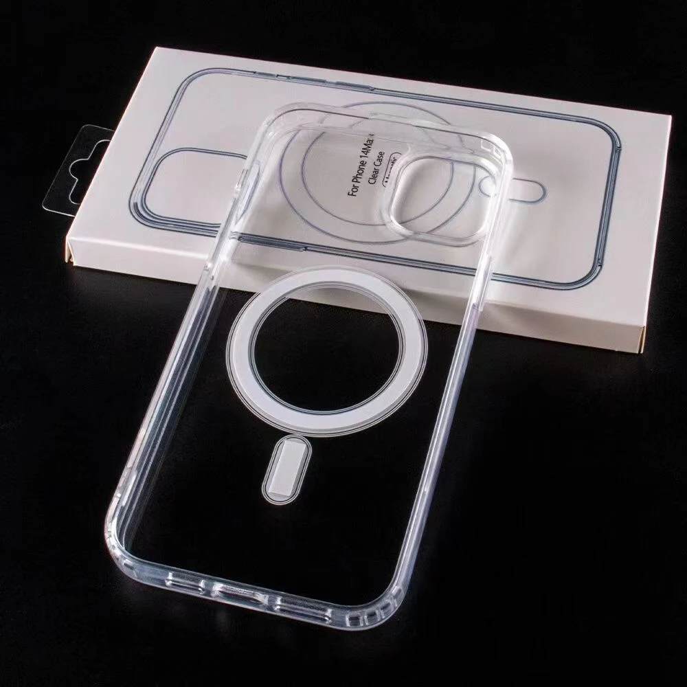 Magnetic Magsafes Transparent Clear Phone Case for iPhone 12