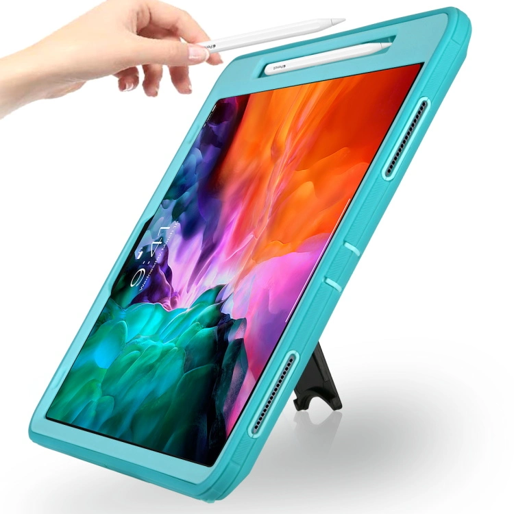 Shockproof Full Protective TPU PC Cover Tablet Case for iPad PRO 12.9 with 360 Degree Rotating Stand Hand Shoulder Strap