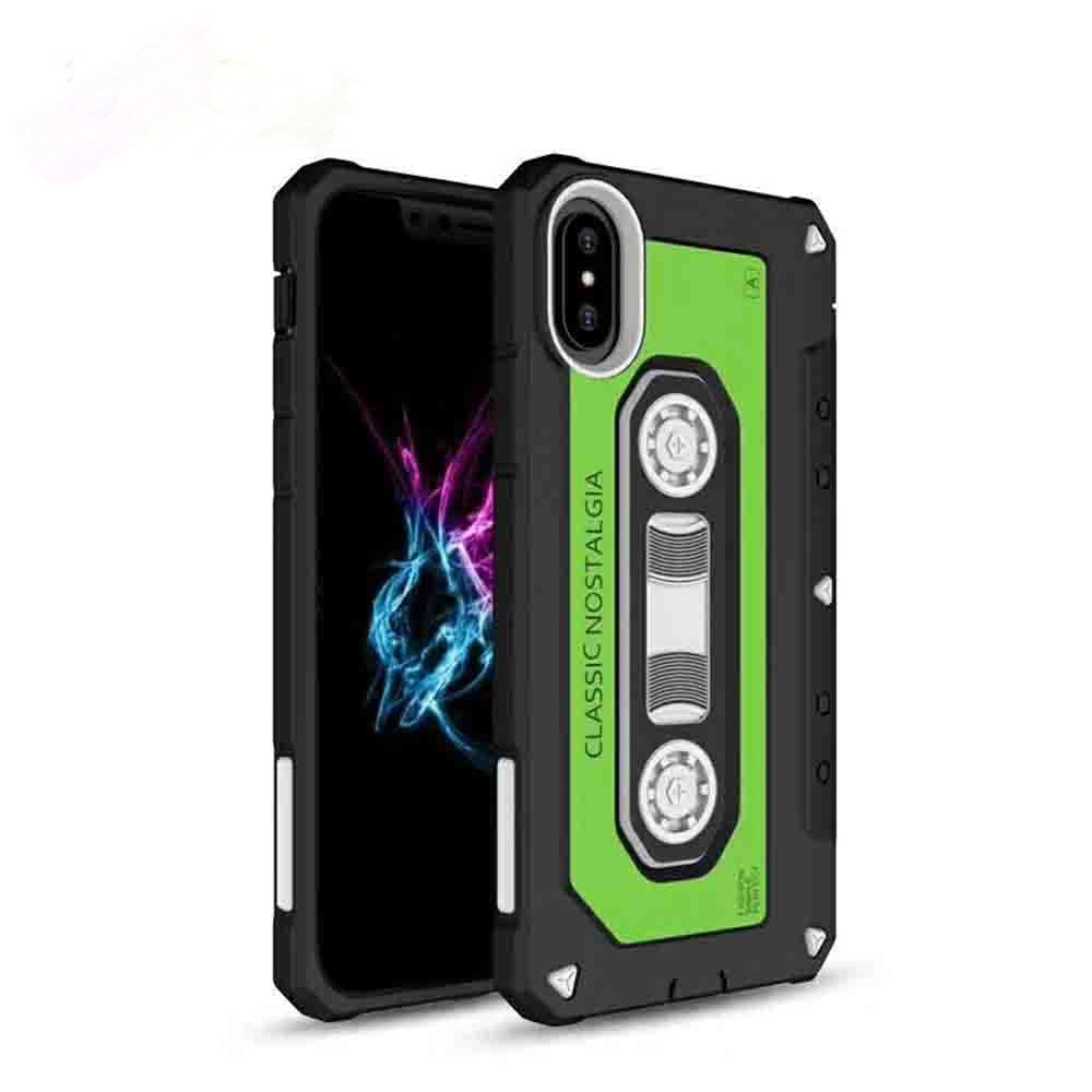 New Nostalgic Video Tape PC+TPU Phone Case for iPhone X