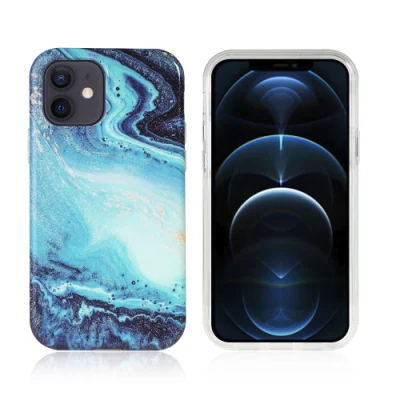 Защитный чехол IMD Marble для iPhone 11 12