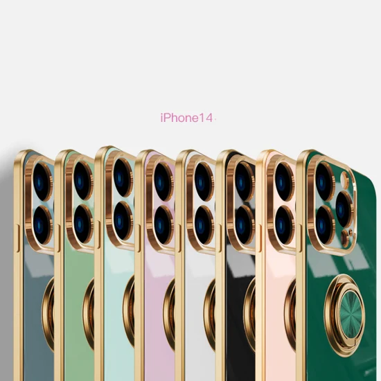 Новый модный чехол для мобильного телефона iPhone 13 PRO 14 PRO Max с магнитным кольцом.