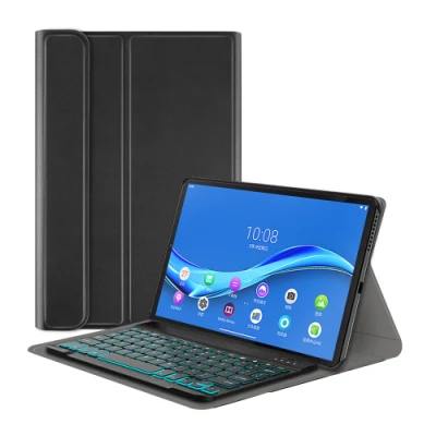 Кожаный чехол с клавиатурой с RGB-подсветкой для Lenovo Tab M10 Plus, чехол для планшета 10,3 дюйма X606, оптовая продажа